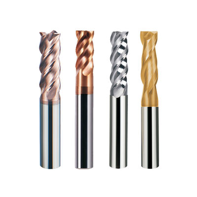 65HRC 4 Flute Solid Carbide Endmill For Hard Materials