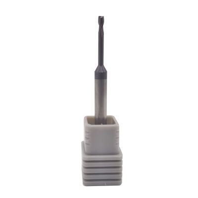 2 Flute 1.8mm Solid Carbide Endmill For Hard Metal 55HRC