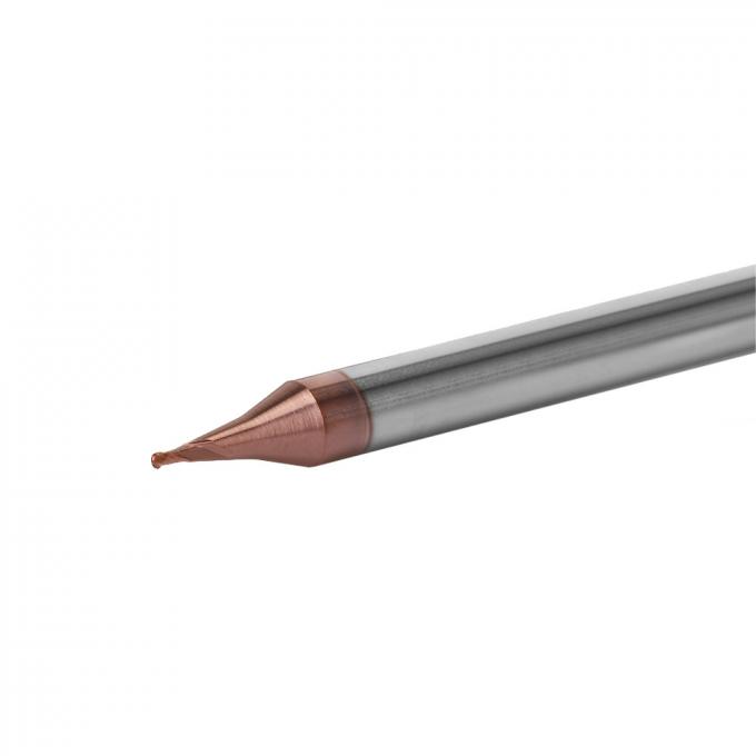 Solid Carbide 2 Flute Square Micro Endmills for Wear-Resistant Alloy